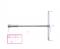 Beta Tools 949 ​Deep T-Handle Socket Wrench 13mm | 009490013