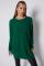 Green Batwing Sleeve Jumper with Pockets