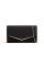 Black Glitter Envelope Clutch Bag