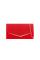 Red Glitter Envelope Clutch Bag