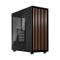 Fractal Design North Charcoal Black (TG Dark) Case w/ Dark Tint Glass Window, ATX, 2 Fans, USB-C, Walnut Front