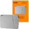 Prevo 15.6 Inch Laptop Sleeve, Side Pocket, Cushioned Lining, Light Grey