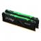 Kingston FURY Beast RGB, DDR4, 16GB (2x8 GB), DIMM, 288-pin, 3200 MHz, Black