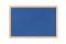 Bi-Office Earth-It Blue Felt Noticeboard Oak Wood Frame 1200x900mm DD