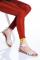 Women`s Studded White Leather Sandals