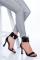 Women`s Black Patent Leather Heeled Shoes