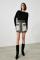Women`s Button Detail Multi-color Skirt