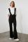 Women`s Strappy Black Overall