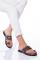 Women`s Platinum Flat Slippers