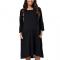 Maternity Nightwear with Breastfeeding Cover - Large, Black
