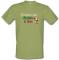 Christmas Time Mistletoe & Wine male t-shirt.