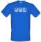 Eat Sleep Football male t-shirt.