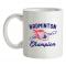 Badminton Champion mug.