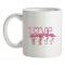 Flamingo Love mug.