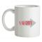 Naughty Arrow mug.