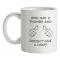 Who Has 2 Thumbs And Doesn`t Give A Crap mug.