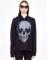 Lauren Moshi Corbin Heart Eye Skull Pullover Size: L Colour: Black