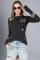 Lauren Moshi Mckinley Neon Signs Thermal Top Size: XL Colour: Black