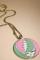 Trixy Starr x Grateful Dead Pastel Stealie Necklace Colour: Gold
