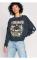 Daydreamer LA Pink Floyd Pompeii Long Sleeve Crop Top Size: L