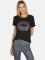 Lauren Moshi Edda Crystal Sprinkle Lip T-Shirt Size: M Colour: Black