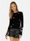 Lauren Moshi McKinley X Elements Rainbow Thermal Top Size: M Colour: Black