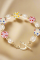 Sofia Richie x 8 Other Reasons Glass Bead Charm Bracelet Colour: Gold