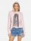 Lauren Moshi Harmony Hippie Girl Hooded Sweater Size: S Colour: Pink