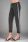 Sundry Star Glitter Stripe Roll Up Chino Trousers Size: 26" Colour: Black