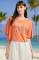 Wildfox Who`s Villa Alhambra Tee Size: S Colour: Orange