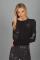 Lauren Moshi McKinley Rays of Love Thermal Top Size: M Colour: Black