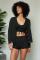 Spiritual Gangster Hudson Pointelle Cardigan Size: M Colour: Grey