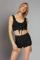 Spiritual Gangster Hudson Pointelle Sweater Tank Top Size: M Colour: Grey