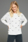 Wildfox Gordon Bow Sommers Sweatshirt Size: L Colour: White
