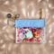 Packed Party Piece of Cake Confetti Keychain Wallet Colour: Blue