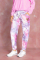 PJ Salvage Marble Mayhem Sweatpants Size: S Colour: Pink