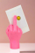 Bitten Design The Finger Magnetic Photo Holder Colour: Pink