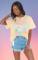 Show Me Your Mumu Travis Tee Fresh & Fruity Graphic Size: S Colour: Orange