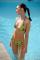 Bitching & Junkfood DUA Bikini Top Neon Rose Size: L Colour: Yellow