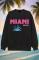 La Trading Co Miami Beach Preslie Crewneck Sweater Size: L/XL Colour: Black