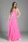 Lauren Moshi Beatrix Scribble Lightning Maxi Dress Size: L Colour: Pink