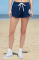 Wildfox 90s Crest Jules Shorts Size: L Colour: Blue