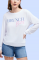 Wildfox Brunch Bitch Baggy Beach Jumper Size: M Colour: White