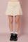 Samii Ryan x SMILEY® Festival Mini Skirt Colour: Beige Size: M