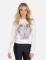 Lauren Moshi Spalding Barbie Sweatshirt Size: S Colour: White