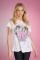 Lauren Moshi Bess Barbie Vintage T-Shirt Size: L Colour: White