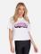 Lauren Moshi Rue Barbie Convertible Crop T-Shirt Size: S Colour: White
