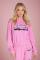 Lauren Moshi Spalding Barbie Convertible Sweatshirt Size: S Colour: Pink