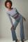 Electric & Rose Ella Ribbed Lounge Pants Size: L Colour: Blue