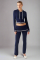 Frankies Bikinis Aimee Cloud Knit Flare Pant as seen on Malin Andersson Size: L Colour: Navy